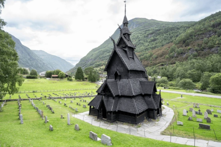 Stave Churches (e.g. Borgund), Lærdal, Sogn og Fjordane, Norway